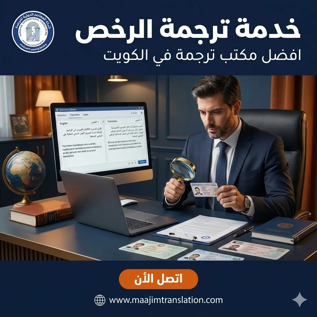 خدمة ترجمة رخصة القيادة